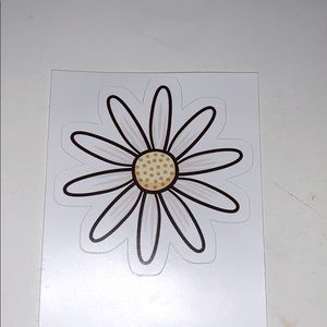 daisy sticker from red bubble.